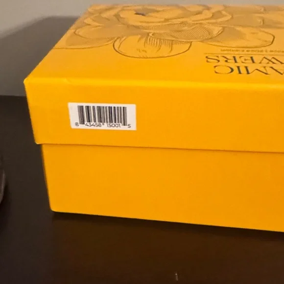 Vibrant Orange Dahlia Ceramic Flower Sculpture by Chive - Picture 10 of 12